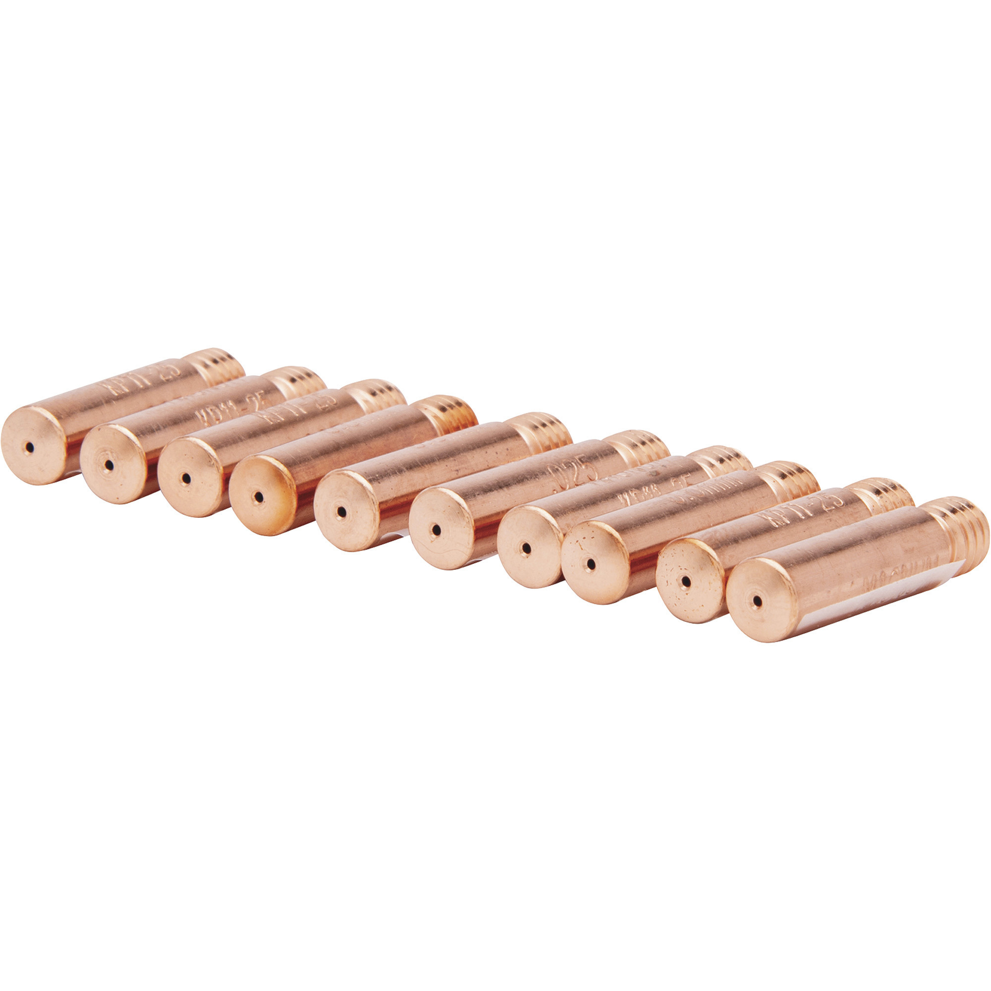Lincoln Electric Tweco-Style Welding Contact Tips, 0.025in., 10-Pk., Model# KH710